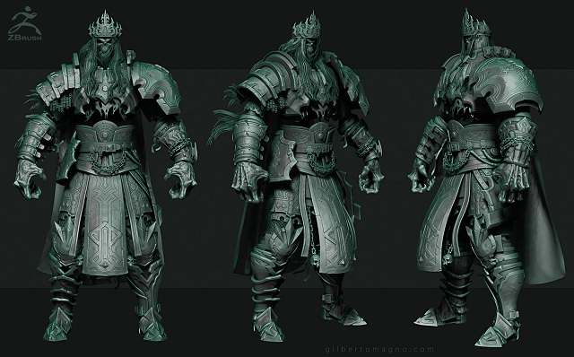 暗黑破坏神李奥瑞克3D模型